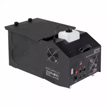 CentoLight Zephiro 1500 Low-Fog stroj - 1500W generátor prízemnej hmly s DMX, rádiovým diaľkovým ovládačom, 2,5L nádržou
