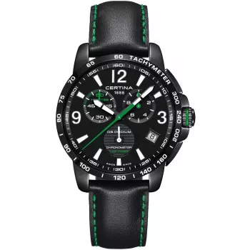 CERTINA DS Action Diver Automatic 42mm čierny ciferník ružové zlato PVD oceľ a koža hodinky C034453360570