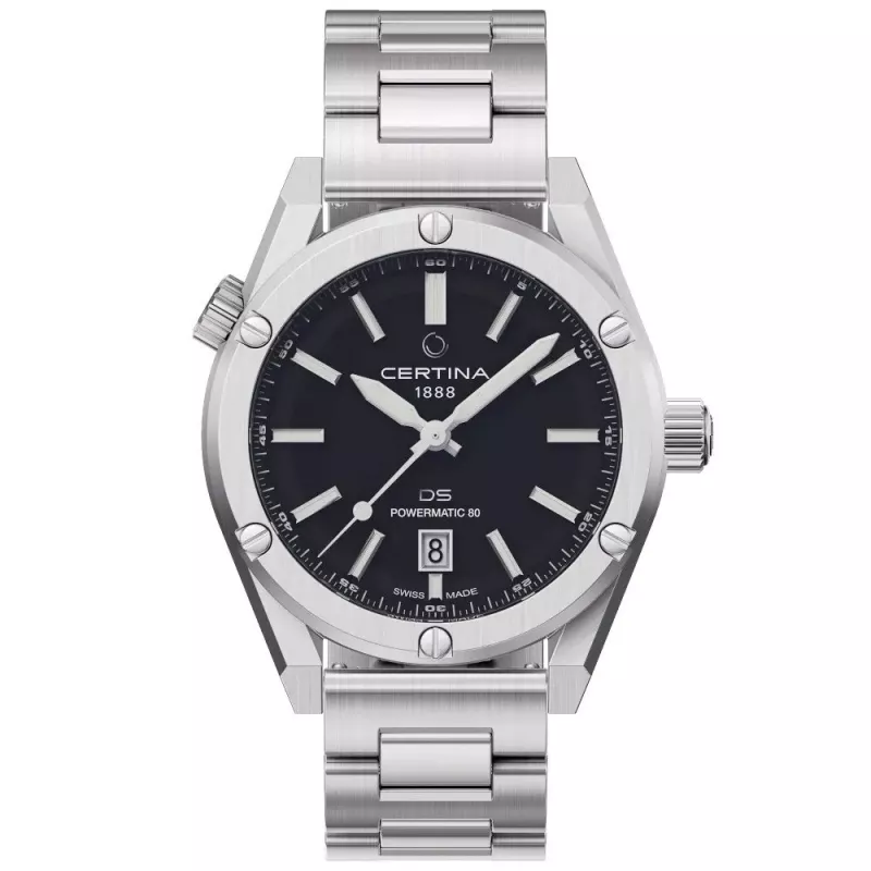 CERTINA DS Action Diver Automatic 43mm čierny ciferník remienok NATO C041407190510