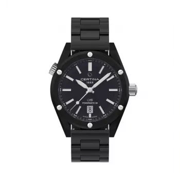 CERTINA DS Action Diver Automatic 43mm čierny ciferník NATO remienok pánske hodinky C041407390510