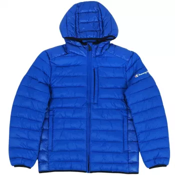 Champion pánska Powerblend Fleece mikina s kapucňou na zips modrá 220340 BS008 M