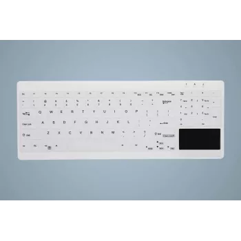 CHERRY Active Key MedicalKey AK-C7412 káblová USB klávesnica nemecké QWERTZ rozloženie biela dezinfikovateľná IP68