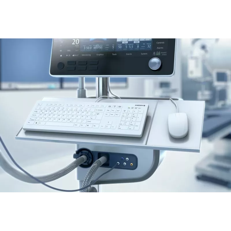 Cherry AK-C8112 Medical Keyboard biela