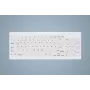 CHERRY Contour Active Key QuickClean AK-C7012 káblová klávesnica, čierna, QWERTY, USB, CHERRY SX Scissor Technology, 105 klávesov, slim dizajn, dezinfikovateľný povrch