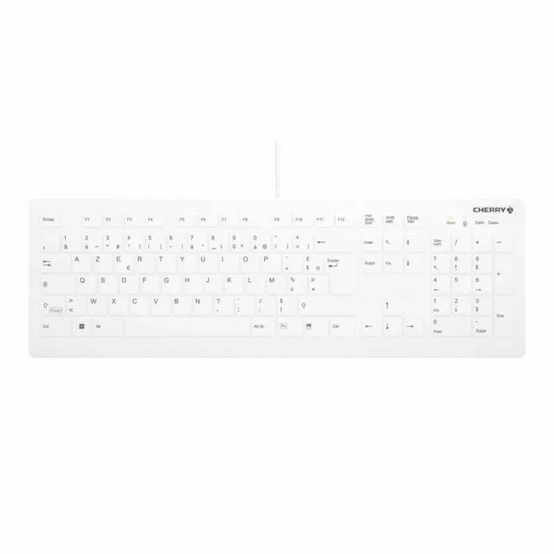 Cherry Contour Active Key QuickClean AK-C8112 medicínska USB klávesnica - biela