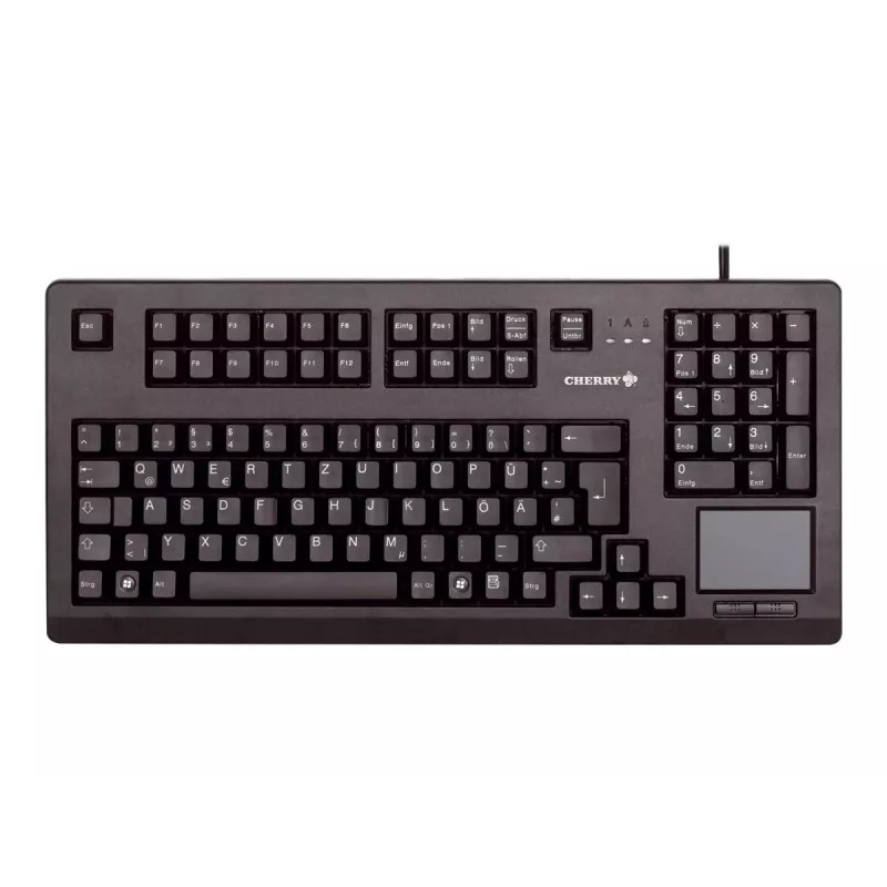 CHERRY MX11900 TouchBoard kompaktná mechanická klávesnica s trackballom, USB, US QWERTY, čierna
