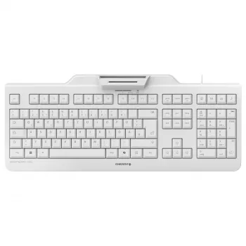 CHERRY Smart Board 1150 KB RSFlat Káblová mechanická klávesnica s MSR, USB, plná veľkosť, biela (QWERTZ)