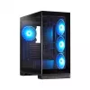 Chieftec Vista Max GX-30B-OP Mid Tower ATX skriňa so 4x ARGB ventilátormi a temperovaným sklom, čierna