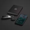 Chipolo LOOP Mercedes – nabíjateľný Bluetooth tracker so silikónovým pútkom pre iOS & Android, čierna