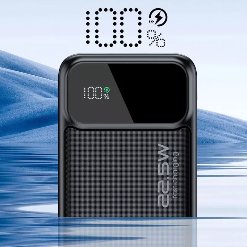 CHOETECH power banka 30000 mAh čierna