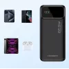 CHOETECH power banka 30000 mAh čierna