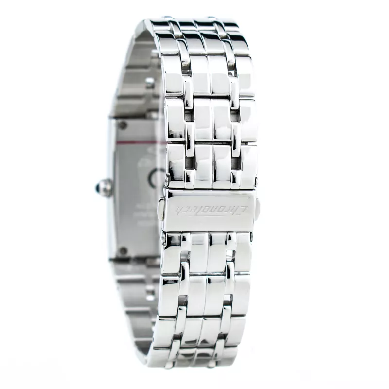 CHRONOTECH CT7017B-02M unisex quartzové analógové hodinky 30 mm nerezový mesh náramok