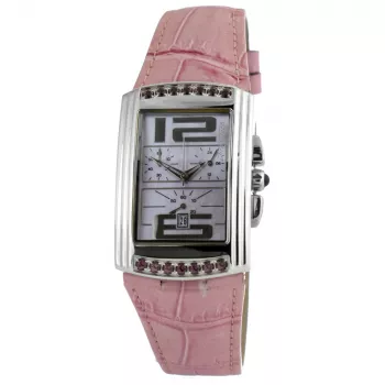 CHRONOTECH CT7018B-02S dámske analógové quartz hodinky 30mm biely kožený remienok