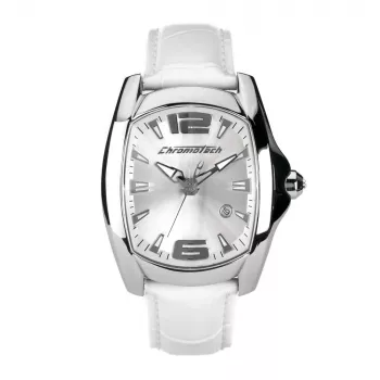 CHRONOTECH CT7107M06 pánske analógové quartz hodinky 40 mm čierny ciferník kožený náramok