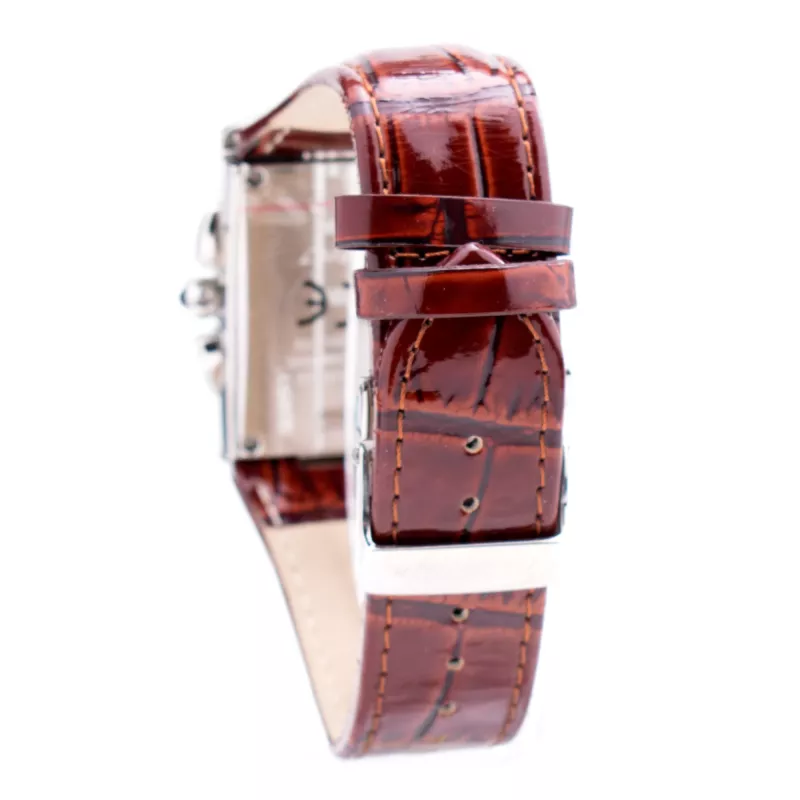 CHRONOTECH MAN CT7018M-03MT analógové quartzové hodinky 33mm čierny ciferník kožený remienok