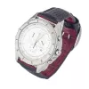 CHRONOTECH MAN CT7636M-02 50 mm quartz chronograph hodinky čierny ciferník kožený remienok