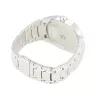 CHRONOTECH MAN CT7988M-65M analógové quartz hodinky 41mm nehrdzavejúca oceľ čierny ciferník strieborný milánsky remienok