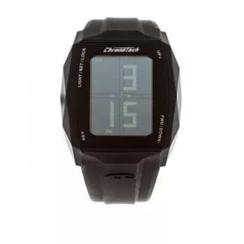 CHRONOTECH pánske RW0021 analógové quartzové chronografové hodinky 40 mm puzdro z nehrdzavejúcej ocele čierny kožený remienok