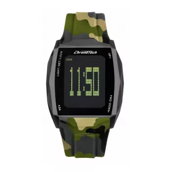 CHRONOTECH pánske RW0022 analógové quartzové hodinky 35mm puzdro z nerezovej ocele čierny ciferník kožený remienok