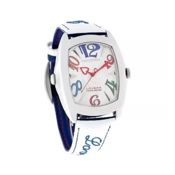 CHRONOTECH unisex hodinky CT7696M-13 (40mm) - analógové quartz, nerezová oceľ, čierny ciferník, kožený remienok