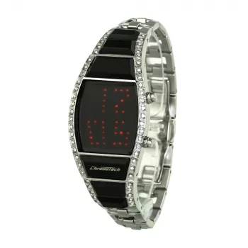 CHRONOTECH Woman CT7122LS-03M quartz analógové hodinky 28mm strieborná nerezová oceľ