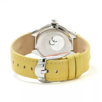 CHRONOTECH Woman CT7980L-05S 37 mm quartz analógové hodinky biely ciferník biely kožený náramok