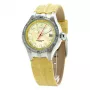CHRONOTECH Woman CT7980L-05S 37 mm quartz analógové hodinky biely ciferník biely kožený náramok