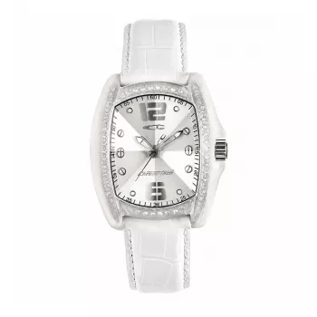 Chronotech dámske hodinky RW0002 analógové quartz 35 mm biela koža