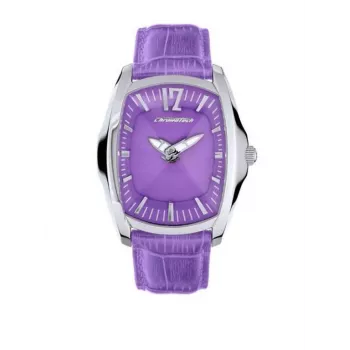 CHRONOTECH dámske hodinky CT7219L07 30 mm biely kožený remienok