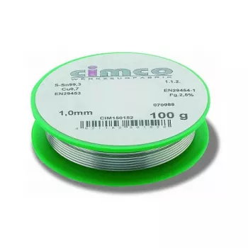 Cimco 150154 bezolovnatý spájkovací drôt Sn99.3Cu0.7 1,0mm 250g DIN EN 29453-4