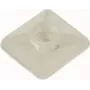 CIMCO základňa na viazacie pásky 27x27 mm prírodná PA66 lepiaca/skrutková montáž pre viazacie pásky do 9 mm 181384