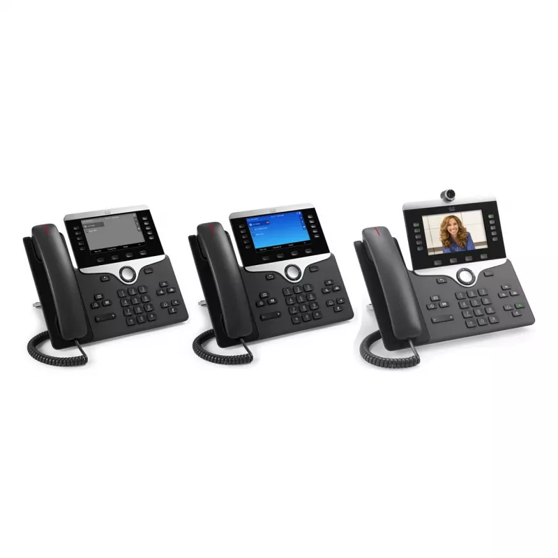 Cisco IP telefón 8851 – Charcoal VoIP stolný telefón so SIP, Gigabit Ethernet, Bluetooth a PoE
