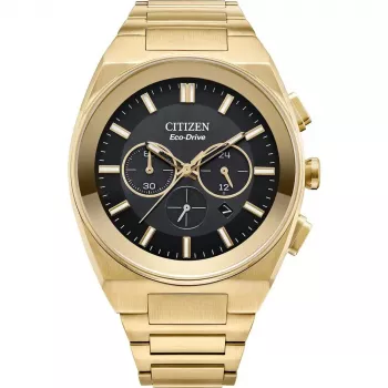 CITIZEN Eco-Drive chronograf pánske hodinky CA4582-54E 43mm nerezová oceľ