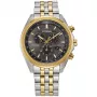 CITIZEN Eco-Drive chronograf hodinky BL5564-55H 44 mm nerezová oceľ sivý ciferník