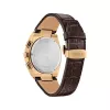 CITIZEN Eco-Drive chronograf hodinky CA4583-01E 43mm hnedá koža