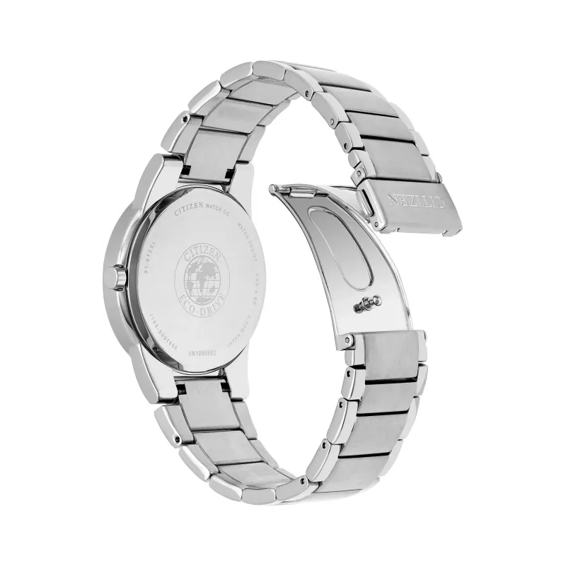 CITIZEN Eco-Drive pánske hodinky AU1060-51G 40 mm nerezová oceľ čierny ciferník