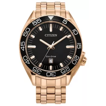 CITIZEN Eco-Drive pánske hodinky AW1773-55E 42 mm nehrdzavejúca oceľ čierny ciferník