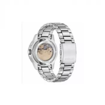 CITIZEN pánske automatické potápačské hodinky NJ0170-83Z 43 mm oranžový ciferník nerezová oceľ