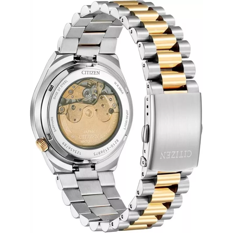 CITIZEN pánske automatické hodinky NJ0154-80H 40mm ušľachtilá oceľ sivý ciferník