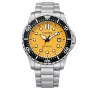 CITIZEN pánske automatické hodinky NJ0170-83X 43mm nehrdzavejúca oceľ zelený ciferník