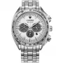 CITIZEN pánske Eco-Drive chronograf hodinky z ušľachtilej ocele CA4540-54A 43mm