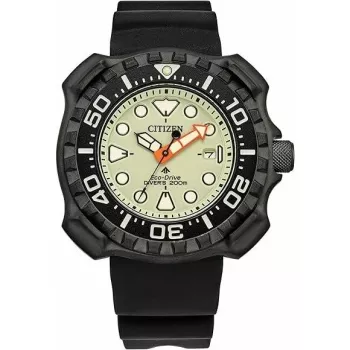 CITIZEN pánske potápačské hodinky Eco-Drive BN0227-25X 47mm čierny remienok z nehrdzavejúcej ocele s iónovým pokovením a polyuretánu