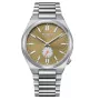 CITIZEN pánske automatické hodinky NK5010-51X 40 mm zelený ciferník nerezová oceľ
