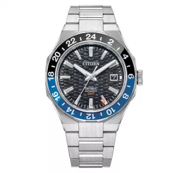CITIZEN NB6031-56E automatické potápačské hodinky 41mm Super Titanium čierny ciferník