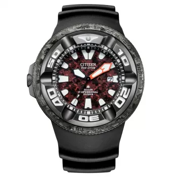 CITIZEN Promaster Diver Eco-Drive pánske hodinky BJ8059-03Z 48mm zelený ciferník zelený polyuretánový remienok