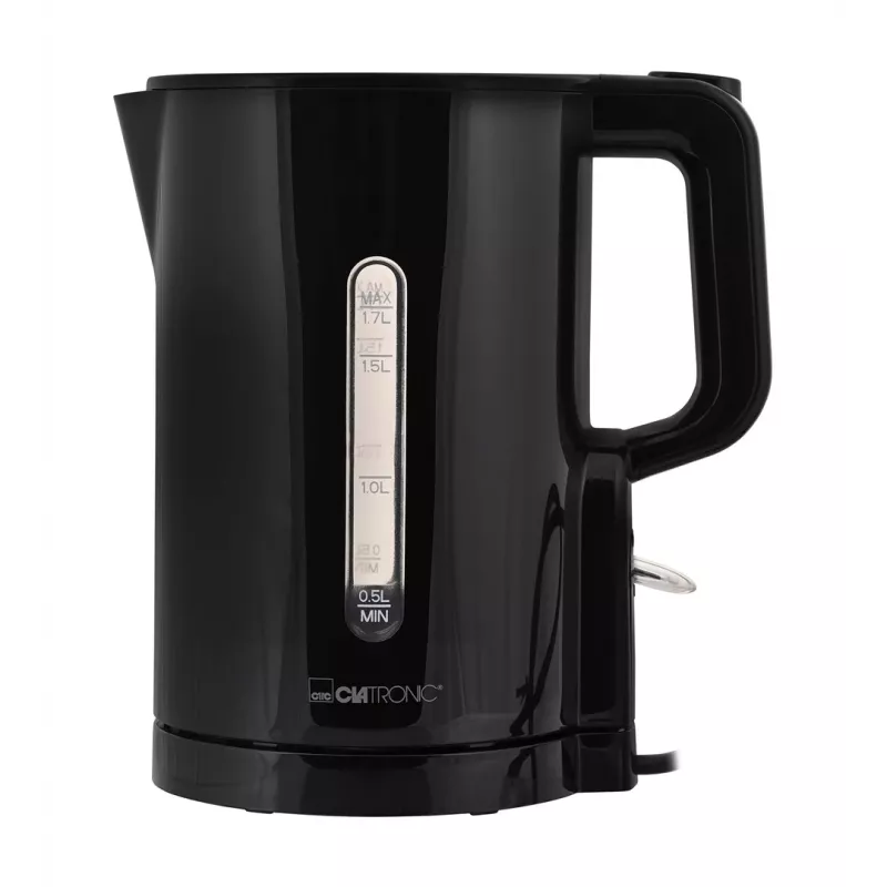 Clatronic WK 3835 bezdrôtová rýchlovarná kanvica 1,7 l 2200 W čierna plast