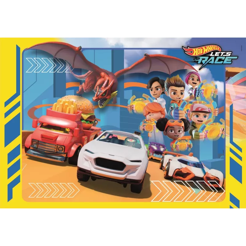 Clementoni Super Color puzzle 30 dielikov Hot Wheels 20284