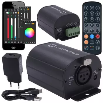 Chromateq CLUB 512 DMX rozhranie ovládača s diaľkovým ovládaním