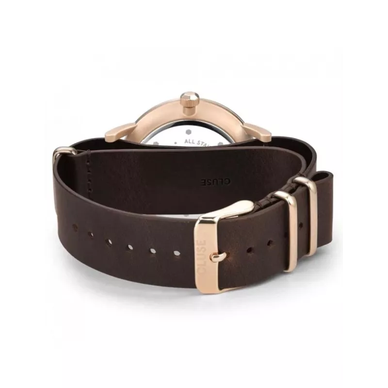 CLUSE Minuit dámske hodinky CW0101501009 33 mm zlatá nehrdzavejúca oceľ mesh