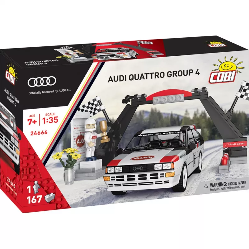 Cobi Audi Quattro Group 4 sada kociek (mierka 1:35, 240 dielov)